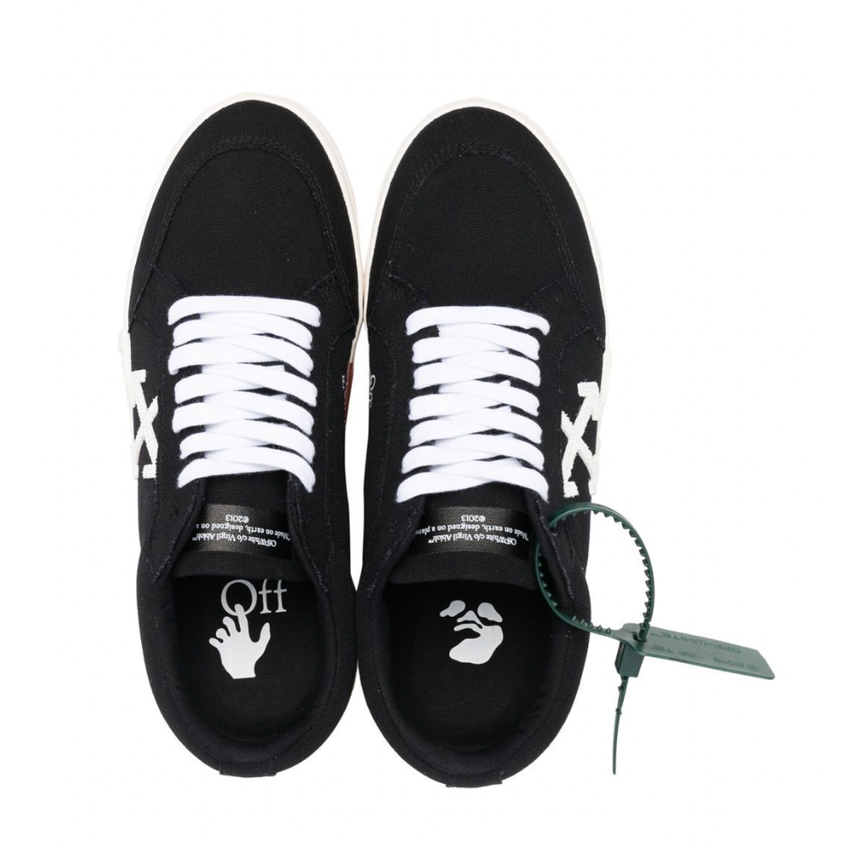 OFF WHITE VULCANIZED SNEAKERS