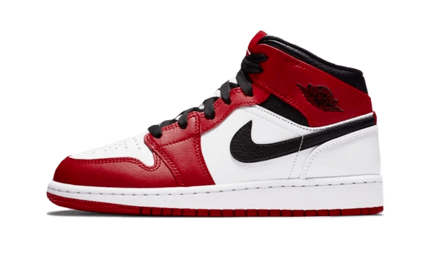 Air Jordan 1 Mid Chicago White (2020)