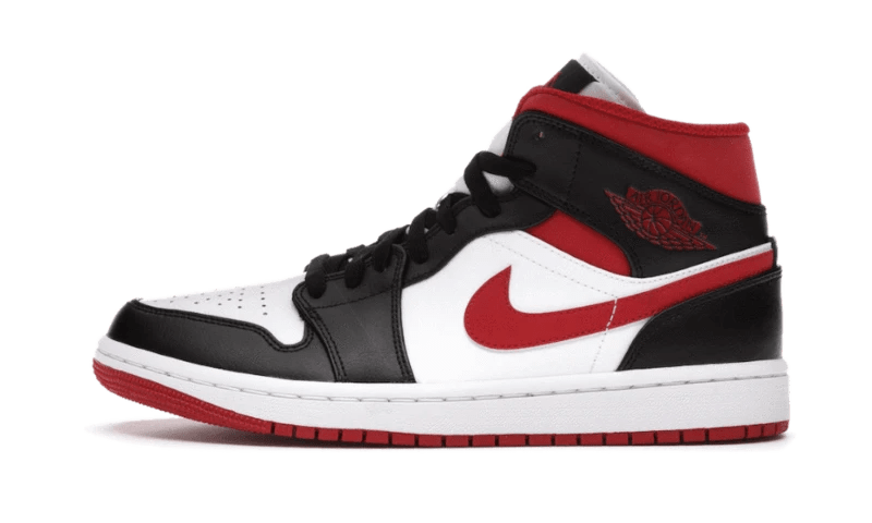 Air Jordan 1 Mid Gym Red Black White