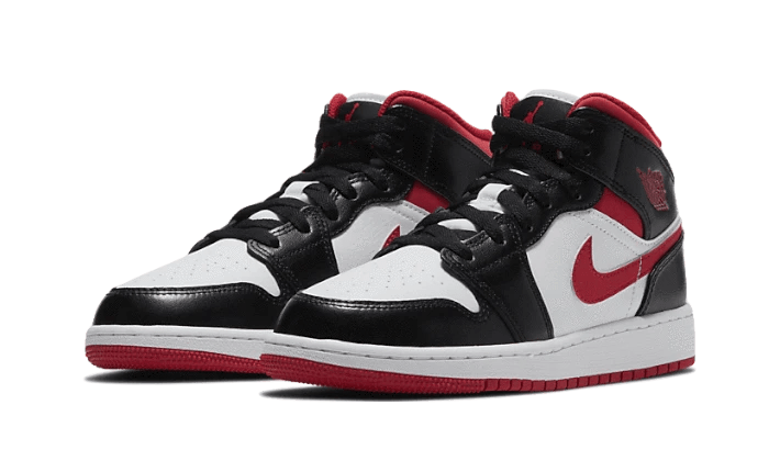 Air Jordan 1 Mid Gym Red Black White